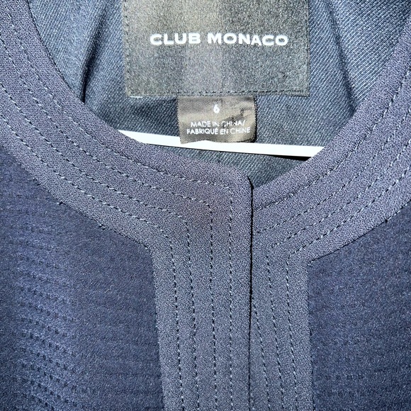 Club Monaco Blue Navy Tailored Blazer - Picture 4 of 5